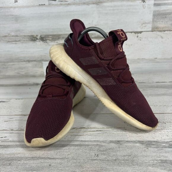 Adidas Women's Kaptir X Maroon Lace Up Athletic Running Shoes Size 9.5 - Picture 6 of 8